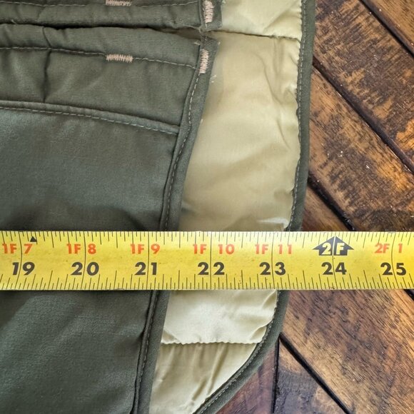 VTG Duxbak Aircel 90s USA Talon Zipper Vest Western Puffer Jacket Coat Green M - Picture 8 of 10